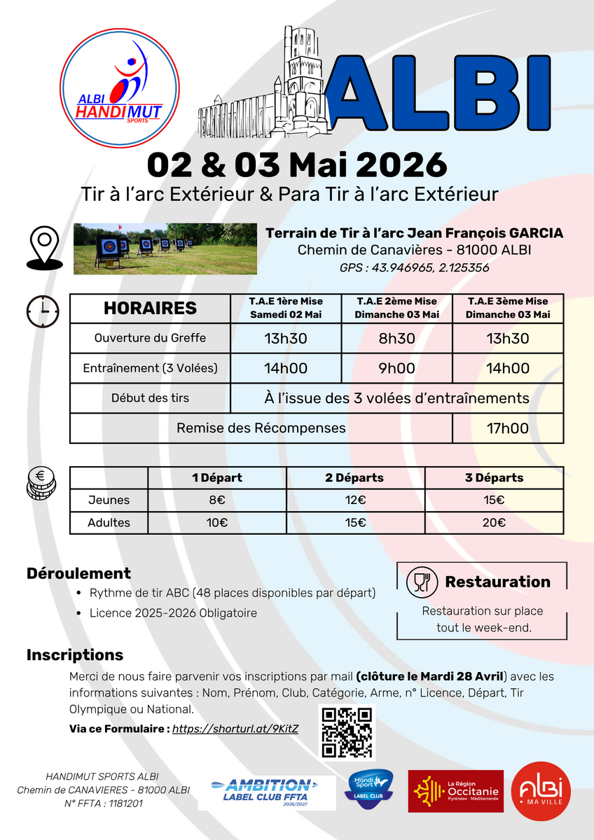 Compétition Tir à l'arc Extérieur