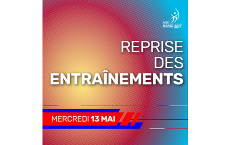 13 Mai 2020 - Reprise des entraînements
